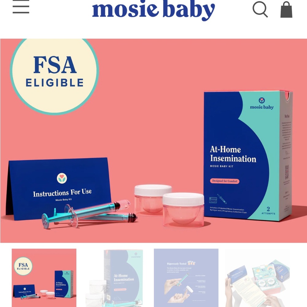 At-Home Insemination Kit - Blue and Pink